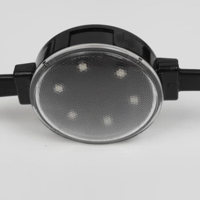 منبع نور نقطه‌ای LED 40 میلی‌متری 2 واتی RGBW در فضای باز با کنترل 48 ولت DMX برای دکوراسیون پیش‌رو نمای هتل