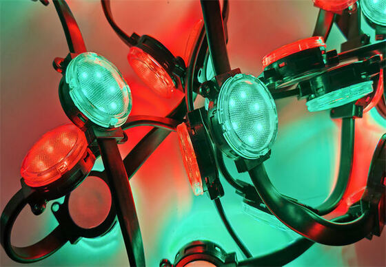 DC48V 40mm RGBW IP67 ضد آب LED Pixel Light برای روشنایی نمای ساختمان
