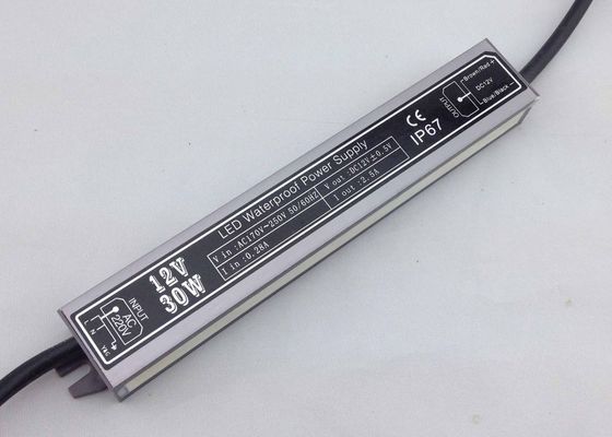 Waterproof 30W Constant Voltage LED Power Supply 12V 24V For LED Modules