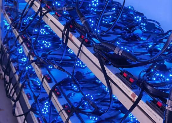 RGB Pixel Light SMD5050 40mm 50mm Dmx Spi در فضای باز چراغ نقطه ای برای ساختمان