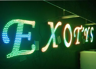 فلزی شل برنامه ریزی انیمیشن Advertising نشانه LED، LED نمایش ورود