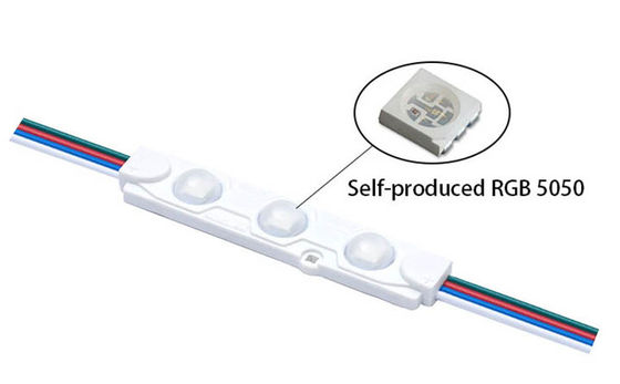 چراغ های ماژول LED ضد آب DC12V 0.72W RGB SMD5050
