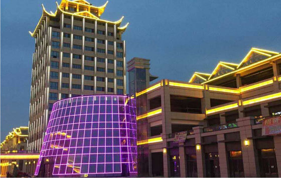 30000 ساعته 24 ولت DMX 40 میلی متر چراغ نقطه ای نور نما Rgb LED پیکسل