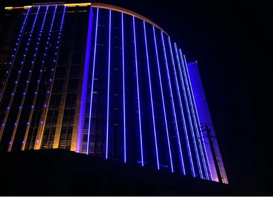 برنامه نویسی نورپردازی نمای بیرونی IP67 Pixel 30mm 5050 3535 RGB LED Pixel Light
